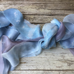 Bunch of Silk Chiffon Ribbons