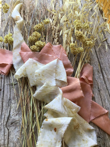 Pale Terracotta Silk Ribbon